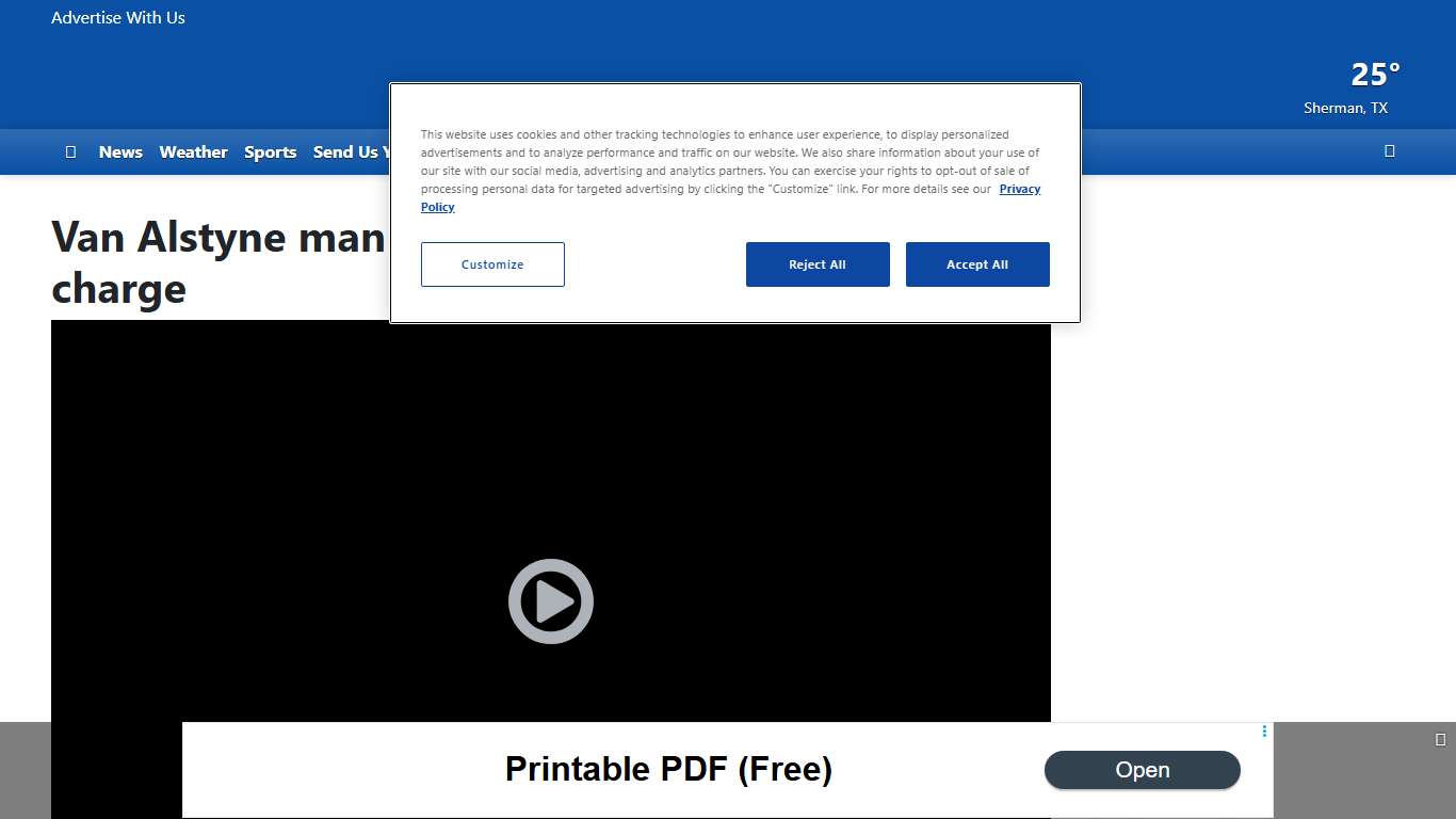 Van Alstyne man arrested on indecency with child charge