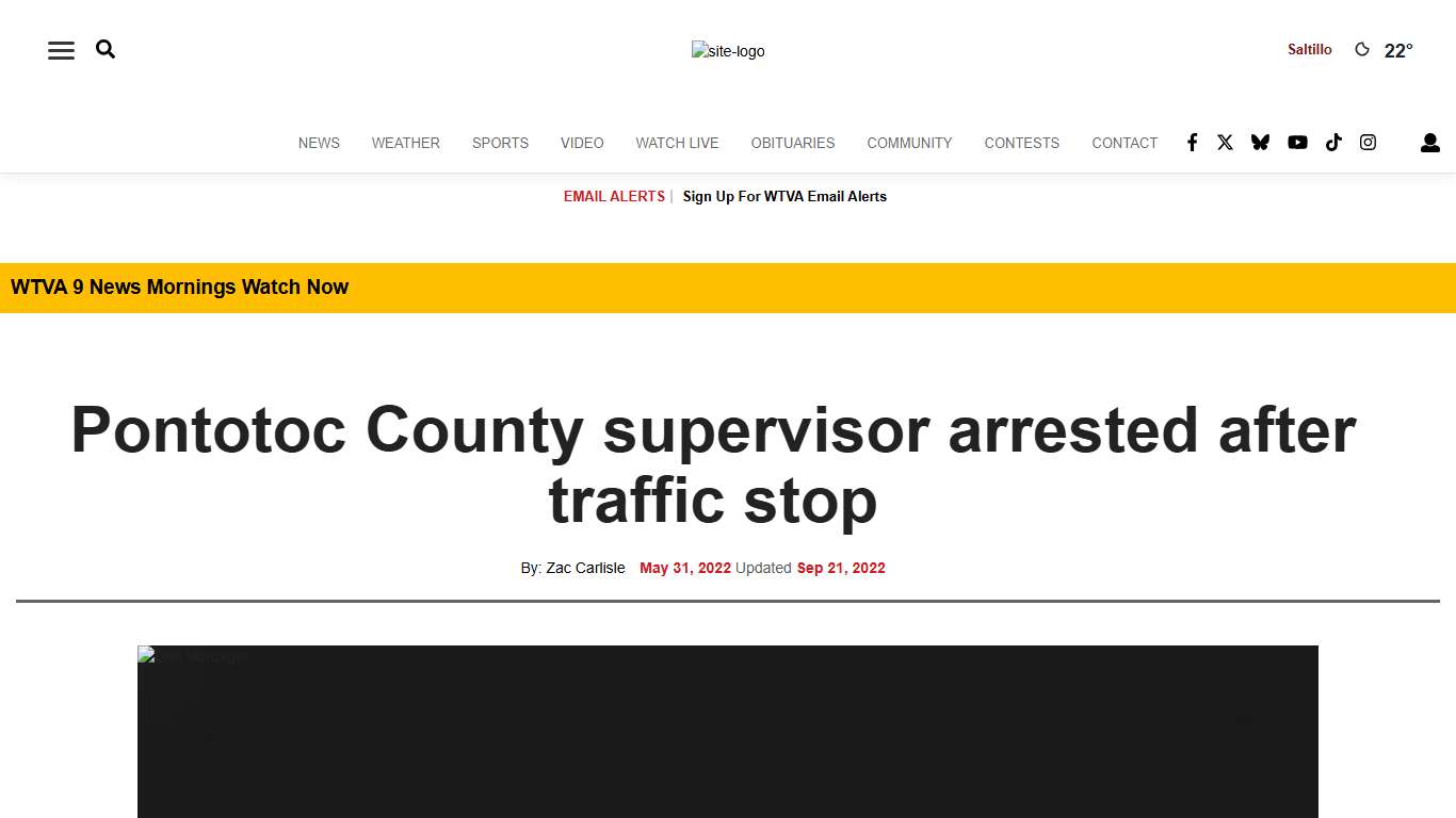 Pontotoc County supervisor arrested after traffic stop | News | wtva.com